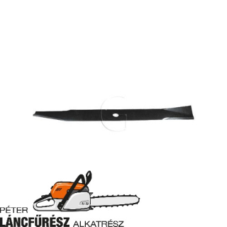 John Deere M48452, AM35557 fűnyíró kés, L 520 mm, vastagság 4,75 mm, W 50,8 mm