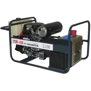TRESZ TR-15 AVR áramfejlesztő 15KVA  3x230V, 1x400V, Honda GX690 motoros