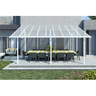 Palram - Canopia Sierra 5400 fehér 3 x 5,46 pergola, területe 546x286cm, magassága 305-260cm